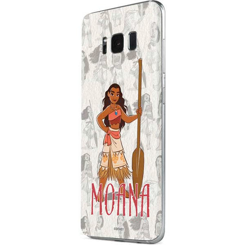 Disney Princess Moana Pattern Galaxy S8 Plus Skin